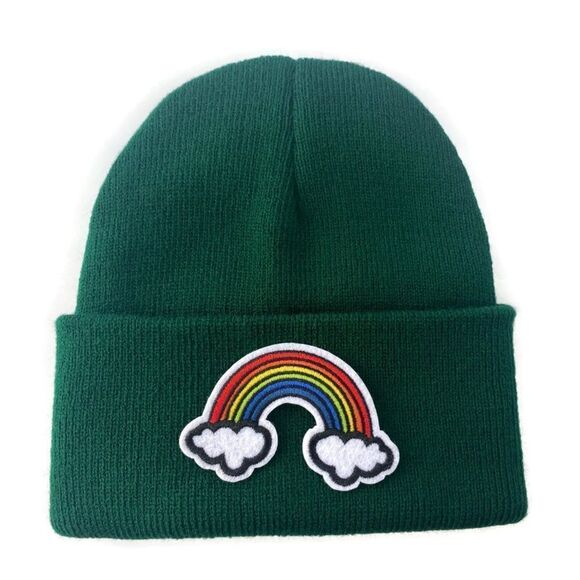 2/$30 FOREST GREEN Unisex Beanie OS - Picture 3 of 3